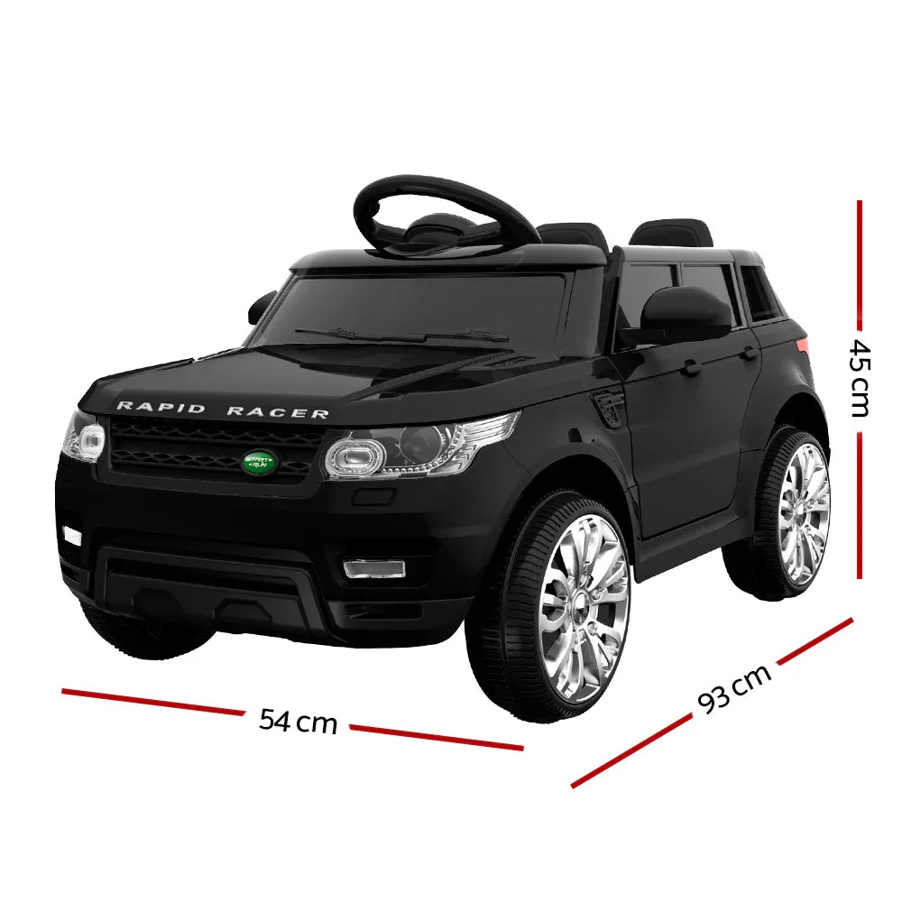 Rigo Ride On Car Kids Electric Ride On Cars SUV Remote 12V Black - Mekamart Australia