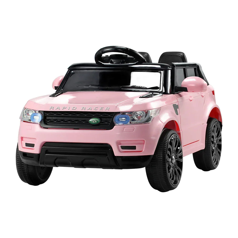 Rigo Ride On Car Kids Electric Ride On Cars SUV Remote 12V Pink - Mekamart Australia