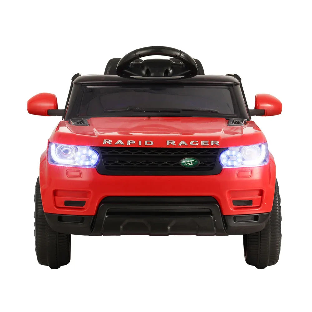 Rigo Kids Electric Ride On Car SUV Range Rover-inspired Cars Remote 12V Red - Mekamart Australia