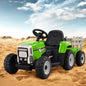 Electric Ride On Car Rigo Kids Ride On Cars Tractor Toy 12V Green - Mekamart Australia