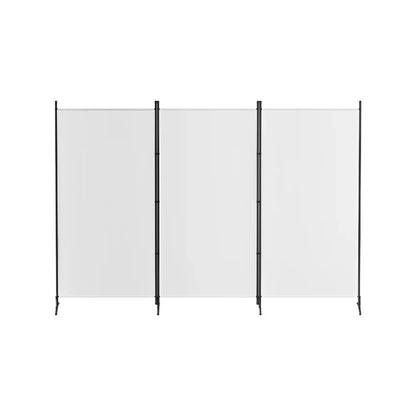 Artiss 3 Panel Room Divider Screen 260x180cm Fabric White - Mekamart Australia