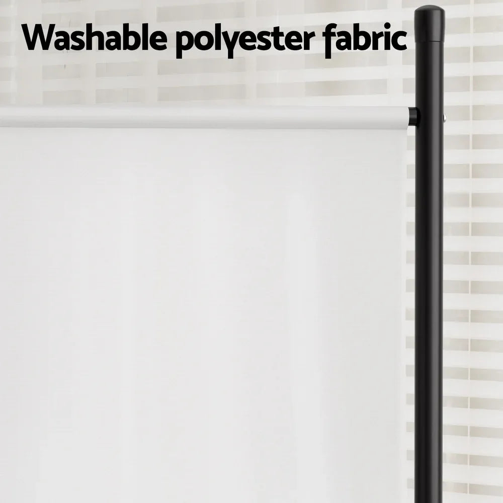 Artiss 3 Panel Room Divider Screen 260x180cm Fabric White - Mekamart Australia