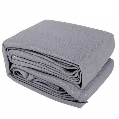 Instahut Shade Sail 6x6x6m Triangle 280GSM 98% Grey Shade Cloth - Mekamart Australia