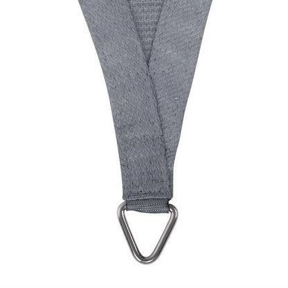 Instahut Shade Sail 6x6x6m Triangle 280GSM 98% Grey Shade Cloth - Mekamart Australia