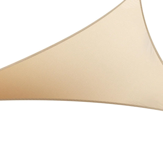 Instahut Shade Sail Cloth Shadecloth Triangle Sun Canopy 3.6x3.6x3.6M - Mekamart Australia