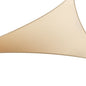 Instahut Shade Sail Cloth Shadecloth Triangle Sun Canopy 6.1x6.1x6.1M - Mekamart Australia