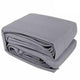 Instahut Shade Sail 5x5x5m Triangle 280GSM 98% Grey Shade Cloth - Mekamart Australia