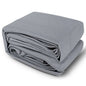 Instahut Shade Sail 5x6m Rectangle 280GSM 98% Grey Shade Cloth - Mekamart Australia