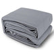 Instahut Shade Sail 6x6m Rectangle 280GSM 98% Grey Shade Cloth - Mekamart Australia