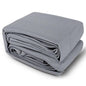 Instahut Shade Sail 6x6m Rectangle 280GSM 98% Grey Shade Cloth - Mekamart Australia