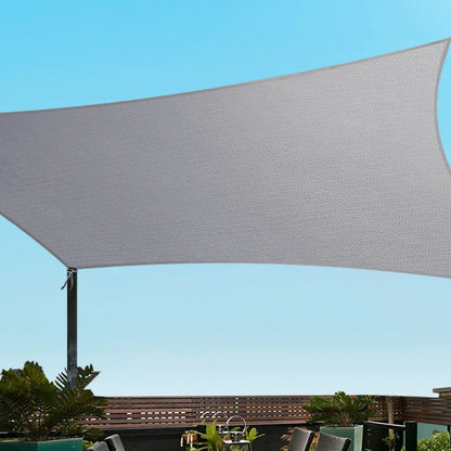 Instahut Waterproof Shade Sail Shade cloth Canopy 220GSM 3x8m - Mekamart Australia