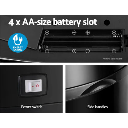 Devanti Motion Sensor Bin 68L Hands-Free Touchless Kitchen Waste - Mekamart Australia