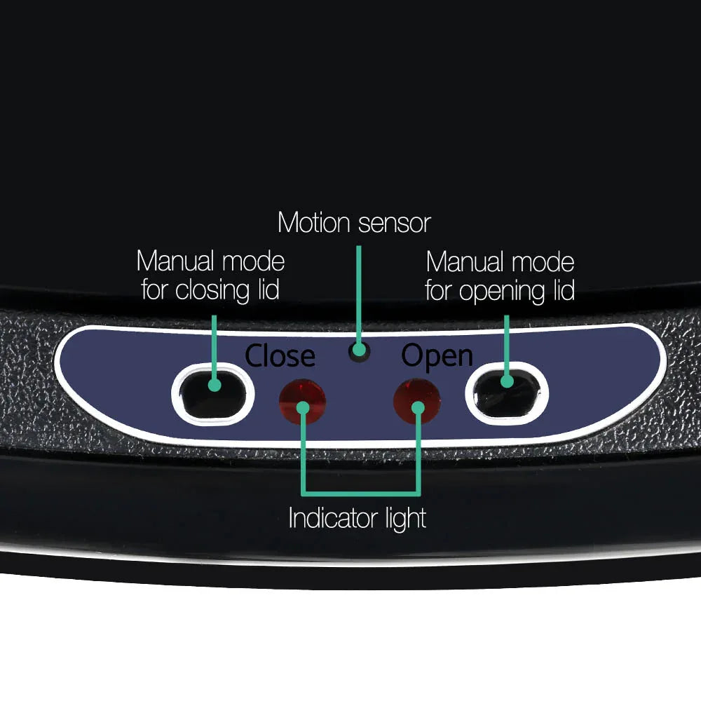 Devanti Motion Sensor Bin 68L Hands-Free Touchless Kitchen Waste - Mekamart Australia