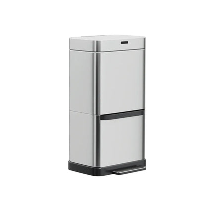 Devanti 70L Motion Sensor Bin Pedal Bins Automatic Siver - Mekamart Australia