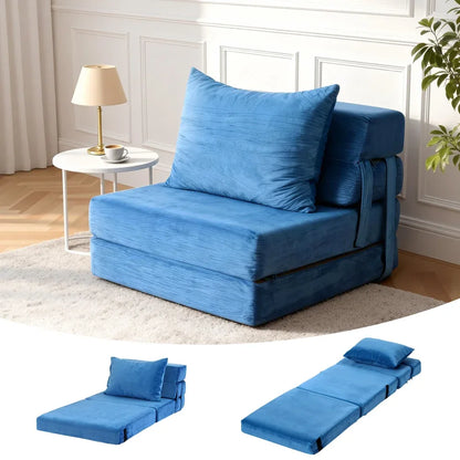 Artiss Convertible Folding Sofa Bed Armless Lounger Foam Floor Sofas Futons Couches - Mekamart Australia