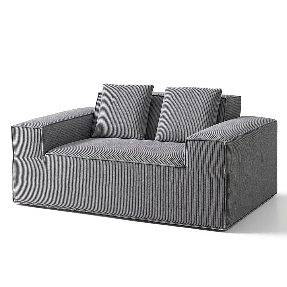 Artiss 2 Seater Sofa Loveseat Sofas Bed Couch No Assembly Corduroy Small Couches Apartement - Mekamart Australia