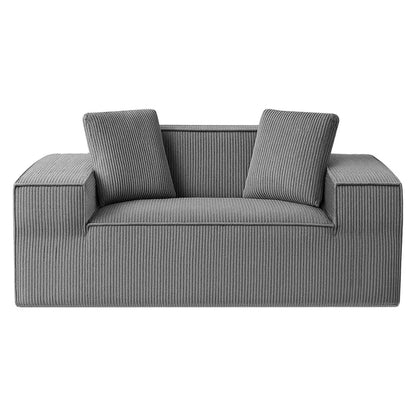 Artiss 2 Seater Sofa Loveseat Sofas Bed Couch No Assembly Corduroy Small Couches Apartement - Mekamart Australia