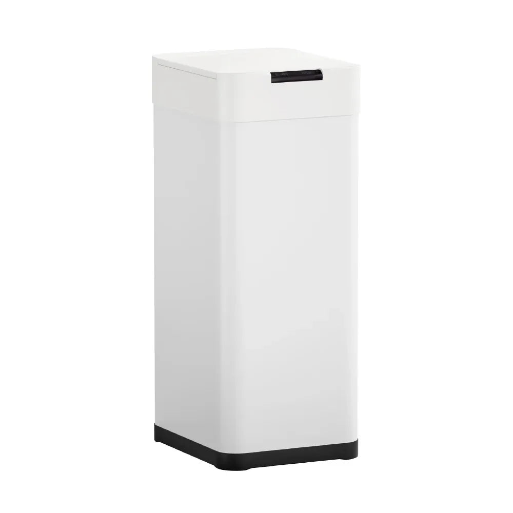 Devanti 50L Sensor Bin Motion Rubbish Bins Kitchen Automatic Trash Can White - Mekamart Australia