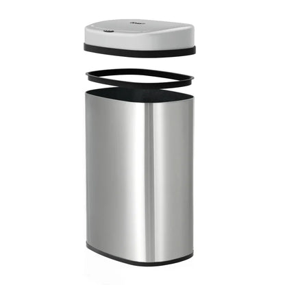 Devanti 60L Sensor Bin Motion Rubbish Automatic Silver - Mekamart Australia