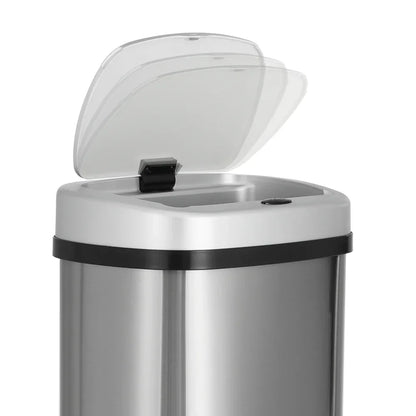 Devanti 60L Sensor Bin Motion Rubbish Automatic Silver - Mekamart Australia