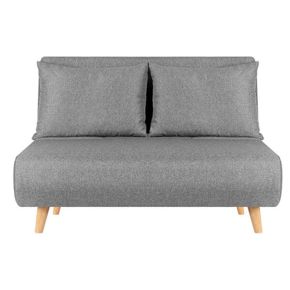 Artiss Sofa Bed 2 Seater Convertible Couch Recliner Lounge Chair Linen - Mekamart Australia