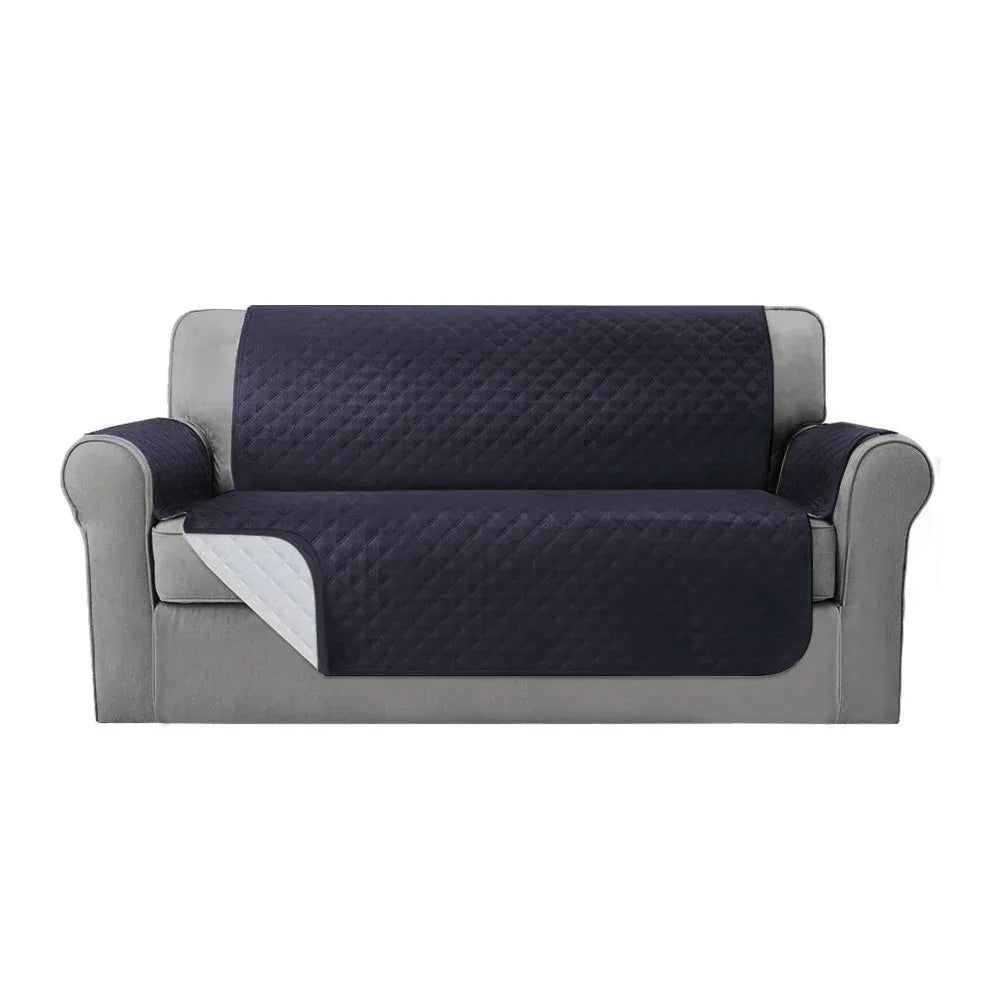 Artiss Sofa Cover Couch Covers 3 Seater 100% Water Resistant Dark Grey - Mekamart Australia