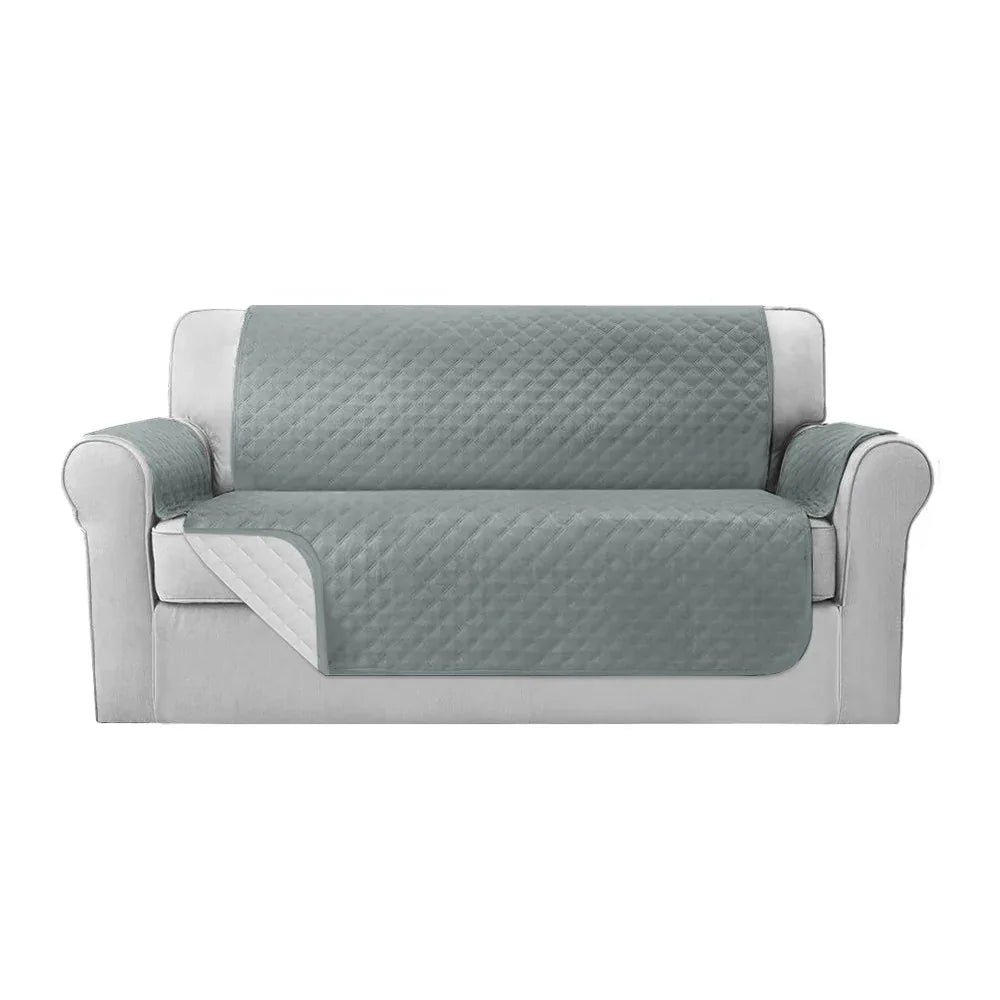 Artiss Sofa Cover Couch Covers 3 Seater 100% Water Resistant Grey - Mekamart Australia