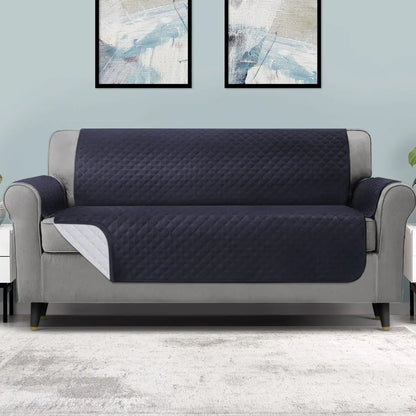 Artiss Sofa Cover Couch Covers 4 Seater 100% Water Resistant Dark Grey - Mekamart Australia