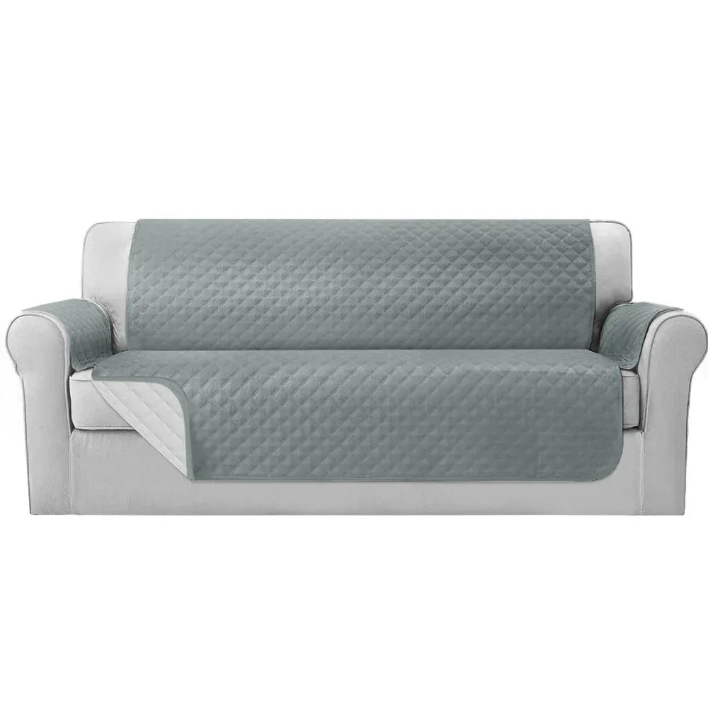Artiss Sofa Cover Couch Covers 4 Seater 100% Water Resistant Grey - Mekamart Australia