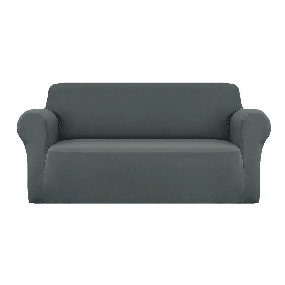 Artiss Sofa Cover Couch Covers 3 Seater Stretch Grey - Mekamart Australia