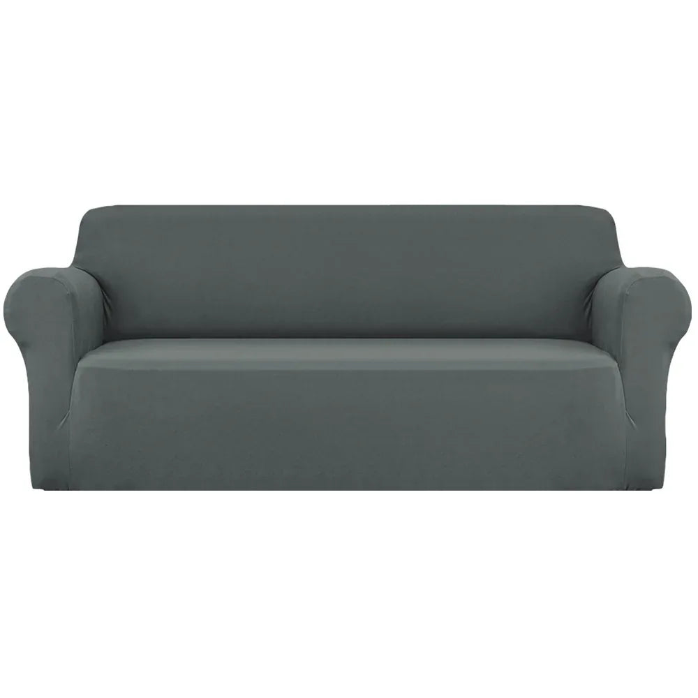 Artiss Sofa Cover Couch Covers 4 Seater Stretch Grey - Mekamart Australia