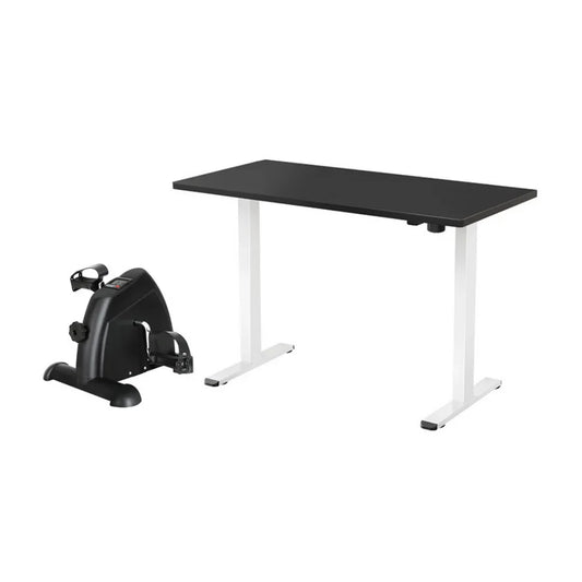 140cm Artiss Electric Standing Desk with Mini Pedal Exercise Bike Home Office - Mekamart Australia