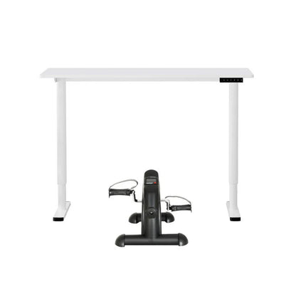Artiss 120cm Electric Standing Desk with Mini Peal Exercise Bike Home Office - Mekamart Australia
