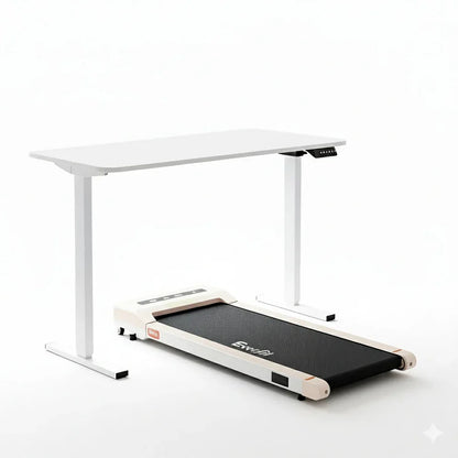 Artiss Electric Treadmill with 140cm Automatic Standing Desk Walking Pad 360mm - Mekamart Australia