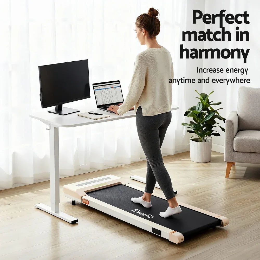 Artiss Electric Treadmill with 140cm Automatic Standing Desk Walking Pad 360mm - Mekamart Australia