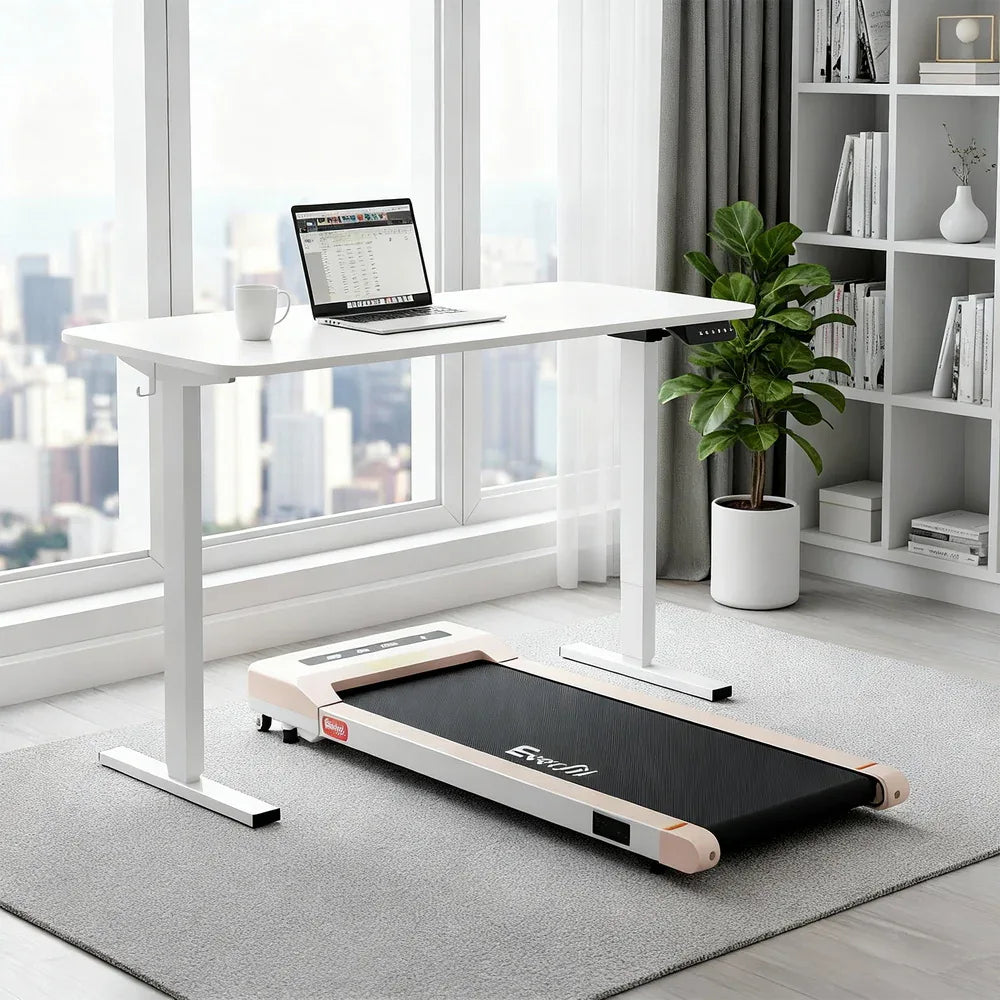 Artiss Electric Treadmill with 140cm Automatic Standing Desk Walking Pad 360mm - Mekamart Australia