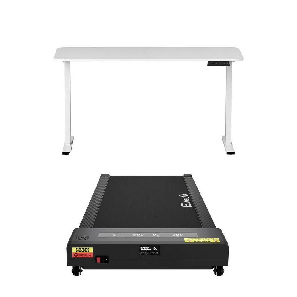 Artiss Electric Treadmill with 140cm Automatic Standing Desk Walking Pad 400mm - Mekamart Australia