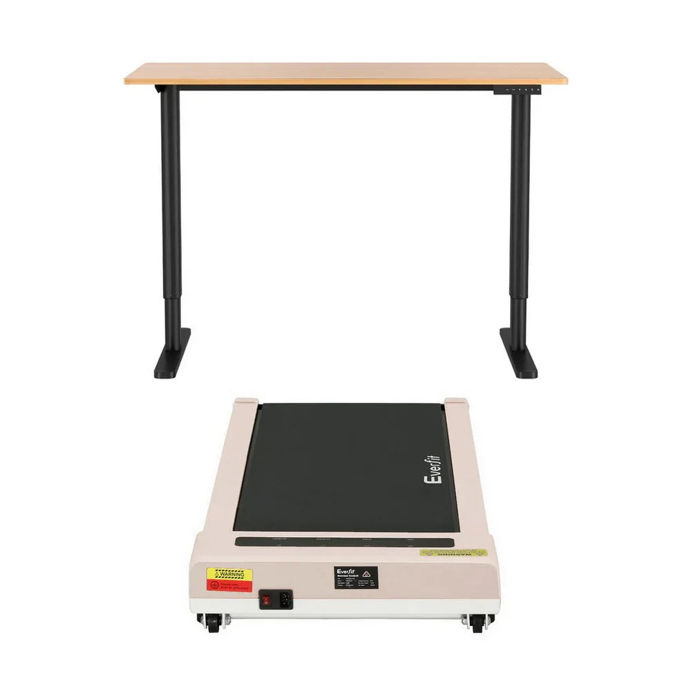 Artiss Electric Treadmill with 120cm Automatic Standing Desk Walking Pad 360mm - Mekamart Australia