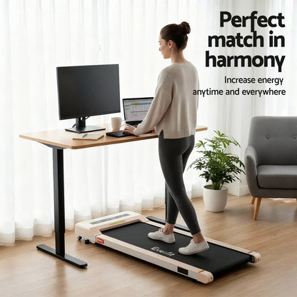 Artiss Electric Treadmill with 120cm Automatic Standing Desk Walking Pad 360mm - Mekamart Australia