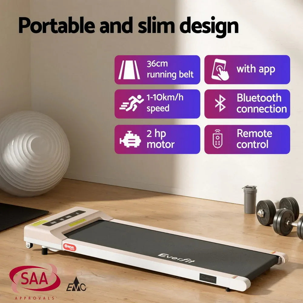 Artiss Electric Treadmill with 120cm Automatic Standing Desk Walking Pad 360mm - Mekamart Australia