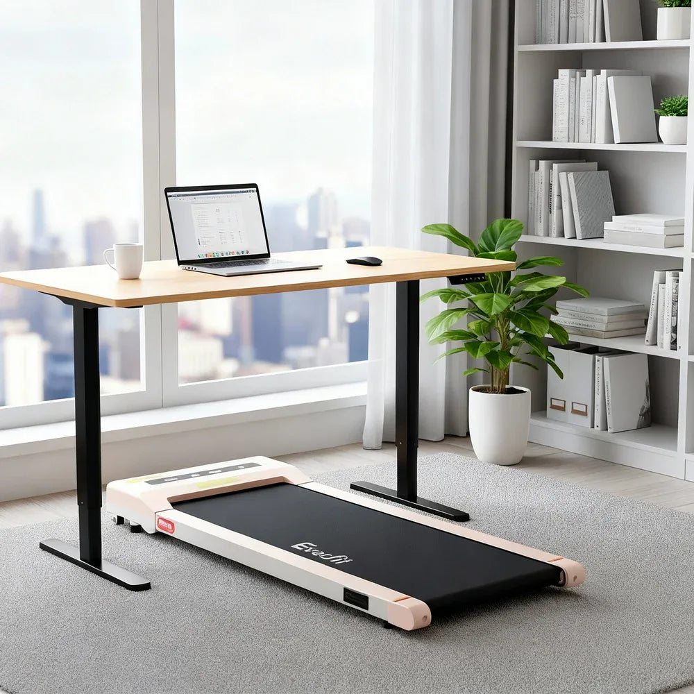 Artiss Electric Treadmill with 120cm Automatic Standing Desk Walking Pad 360mm - Mekamart Australia