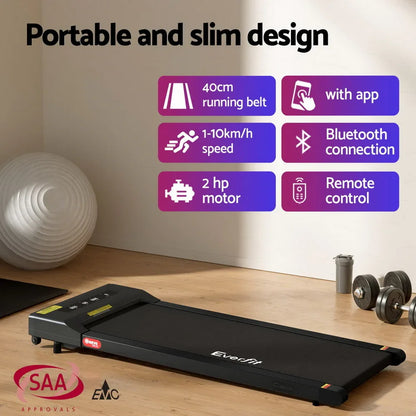 Artiss Electric Treadmill with 120cm Automatic Standing Desk Walking Pad 400mm - Mekamart Australia