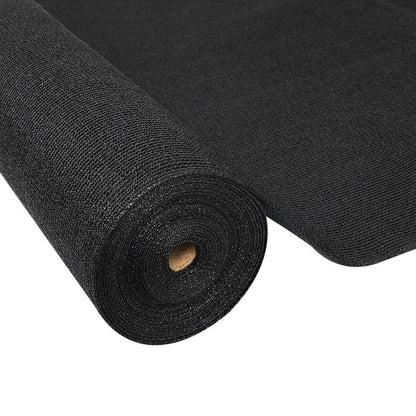 Instahut 50% Shade Cloth 1.83x20m Shade Cloth Sail Heavy Duty Shadecloth Garden Mesh Roll BK - Mekamart Australia