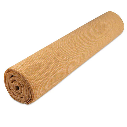 Instahut 50% Shade Cloth 3.66x10m Shadecloth Sail Heavy Duty Beige - Mekamart Australia