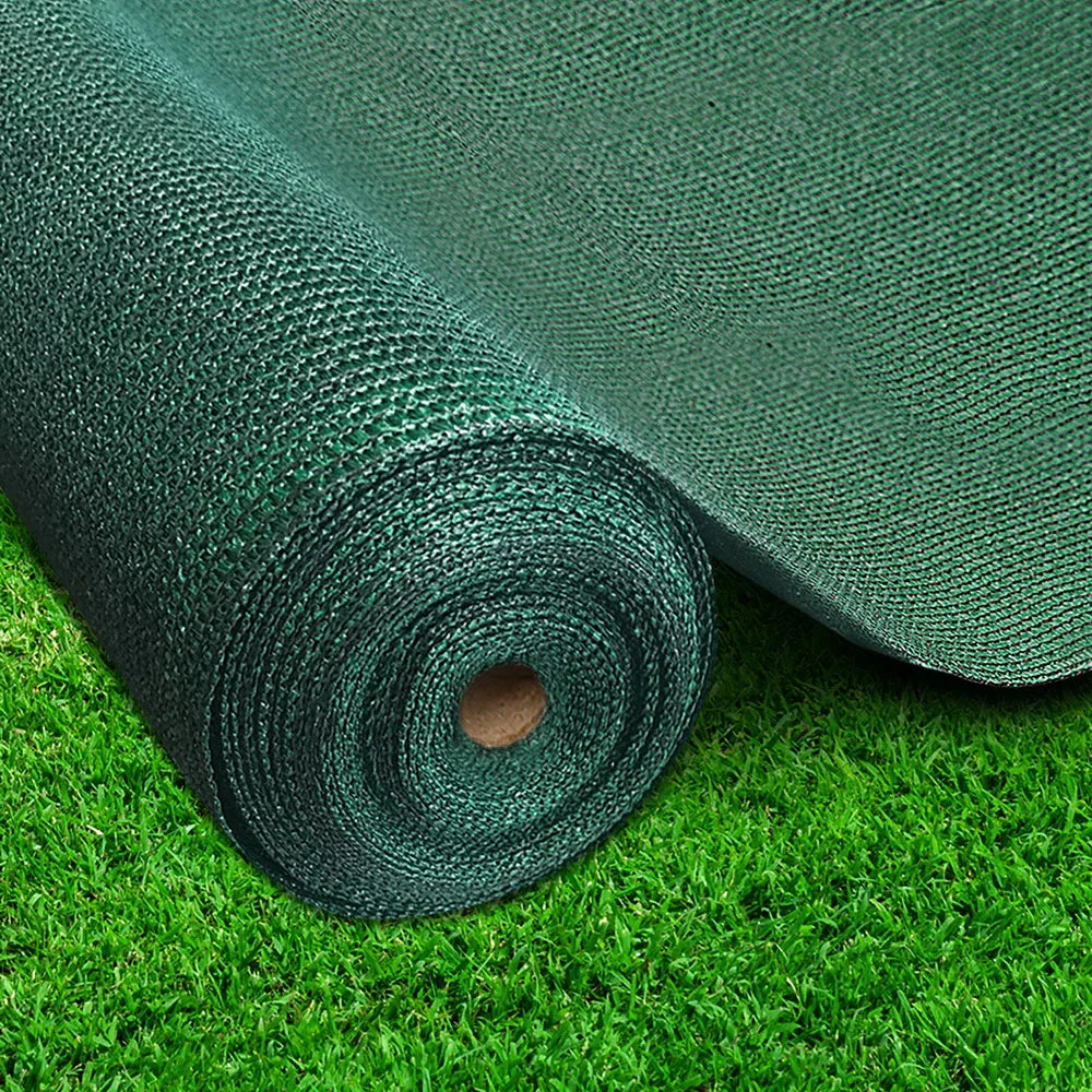 Instahut 90% Shade Cloth 3.66x10m Shadecloth Sail Heavy Duty Green - Mekamart Australia