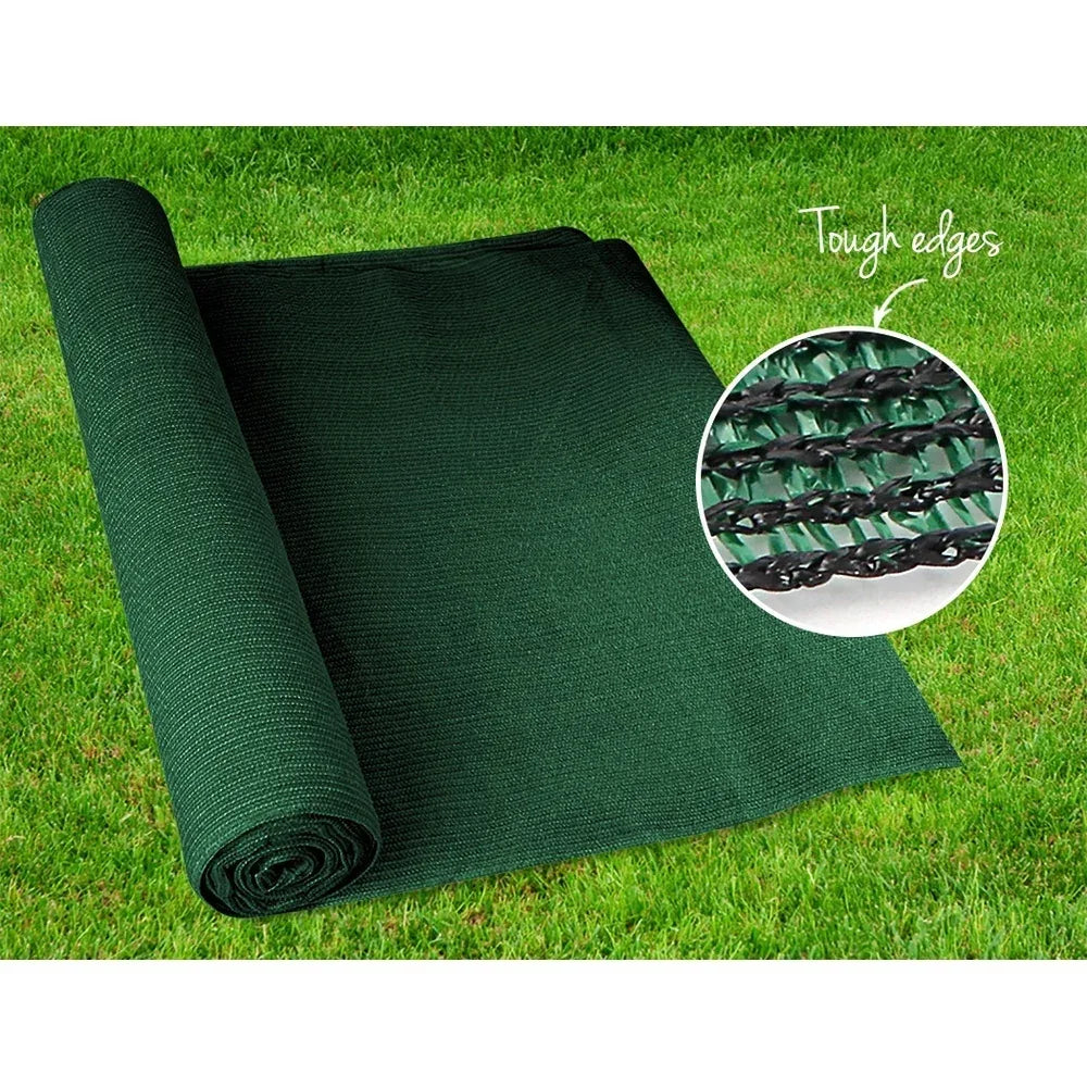 Instahut 50% Shade Cloth 3.66x20m Shade Cloth Sail Heavy Duty Shadecloth Garden Mesh Roll GR - Mekamart Australia