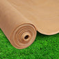 Instahut 50% Shade Cloth 3.66x30m Shadecloth Sail Heavy Duty Beige - Mekamart Australia