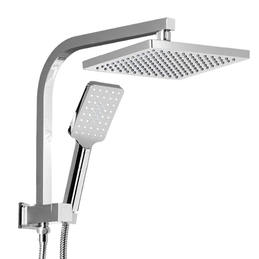 Cefito 8'' Rain Shower Head Set Handheld Square High Pressure Chrome - Mekamart Australia