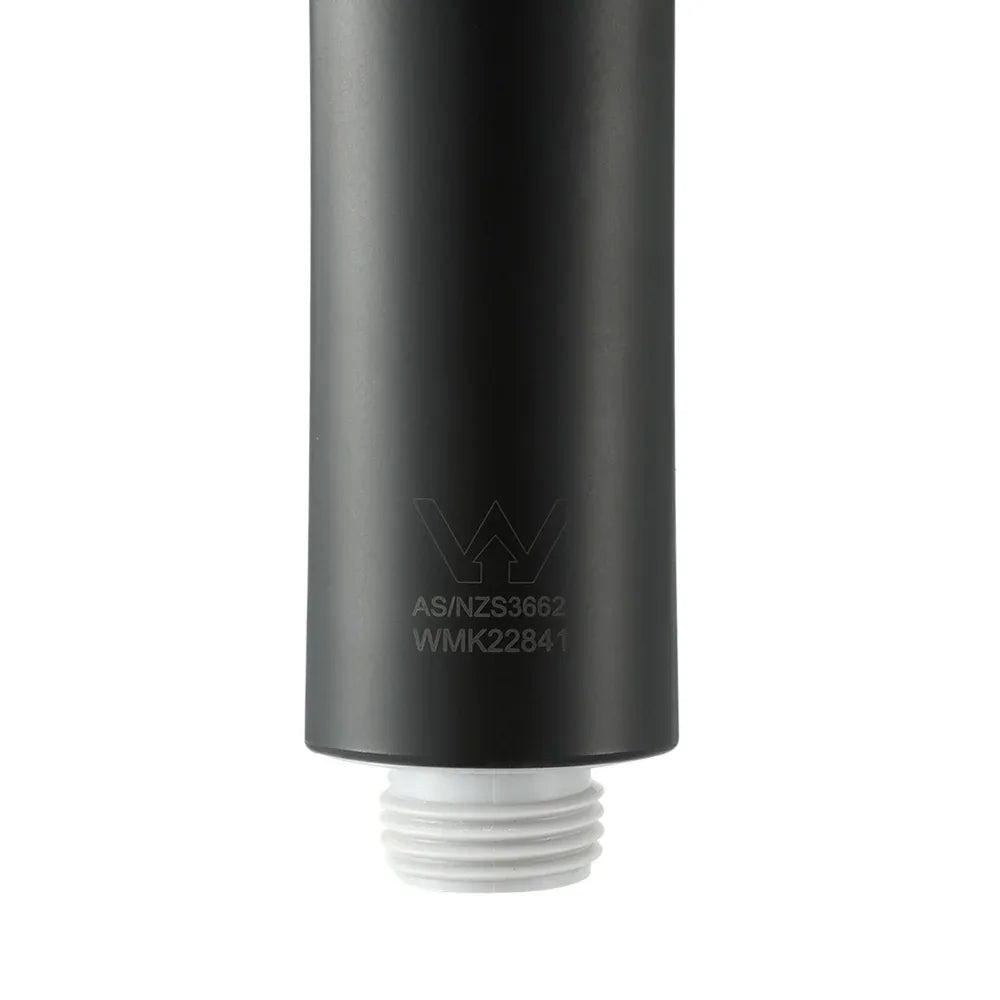 Handheld Shower Head 4.5" High Pressure 5 Modes Poweful Round Black - Mekamart Australia