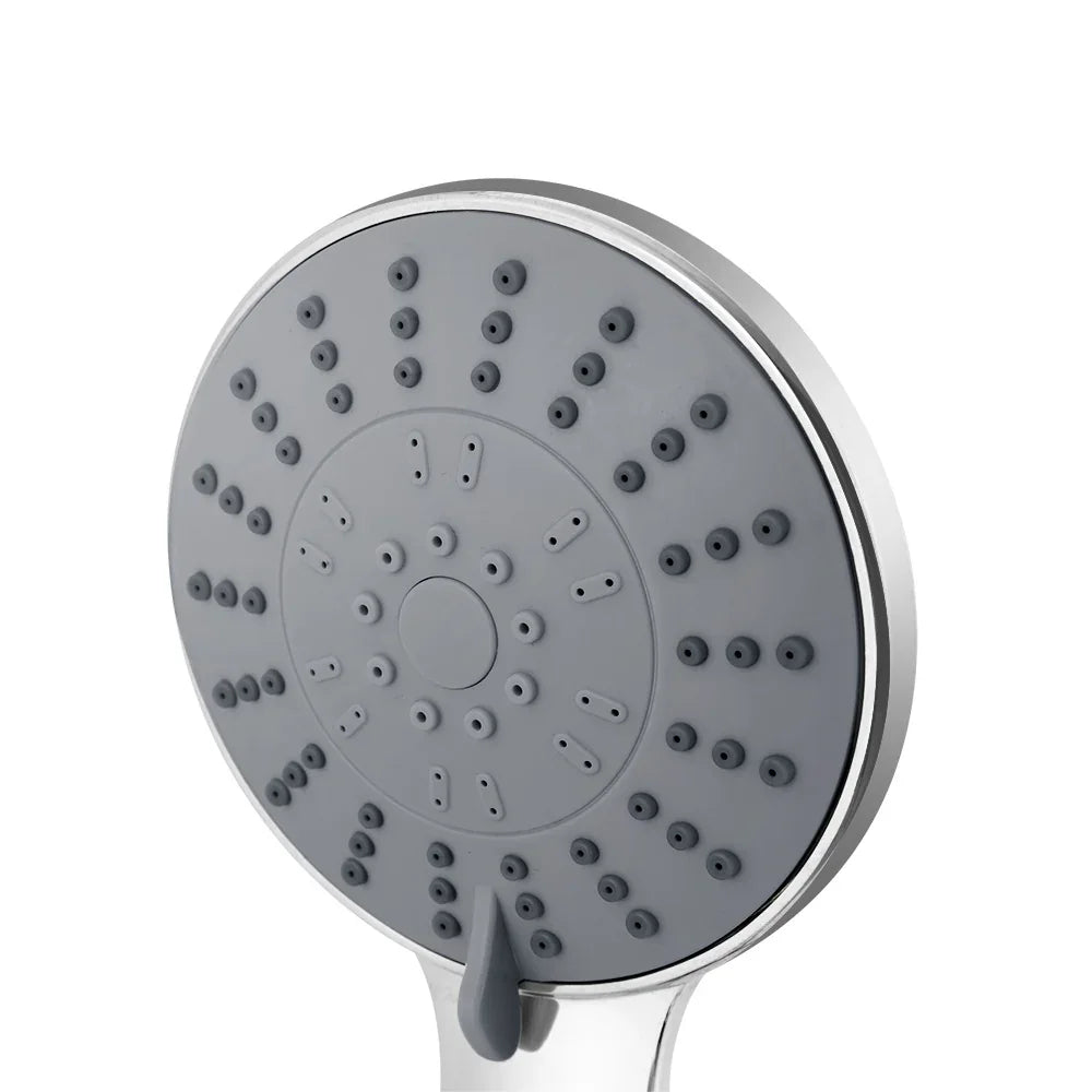 Handheld Shower Head 4.5" High Pressure 5 Modes Poweful Round Chrome - Mekamart Australia